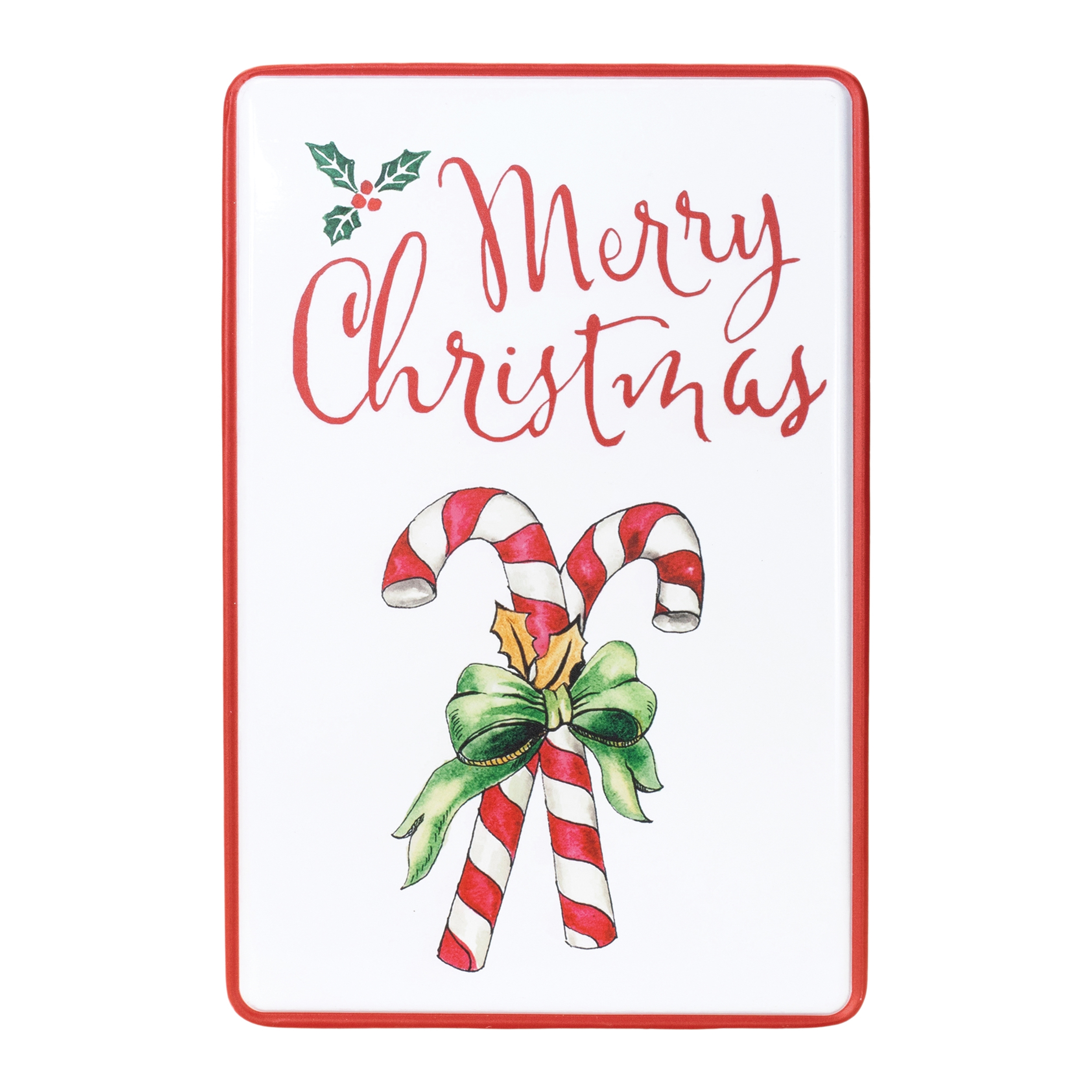 Merry Christmas Plaque 12"L x 18"H Iron