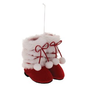 Snow Shoe Ornament (Set of 4) 4"H Polyester