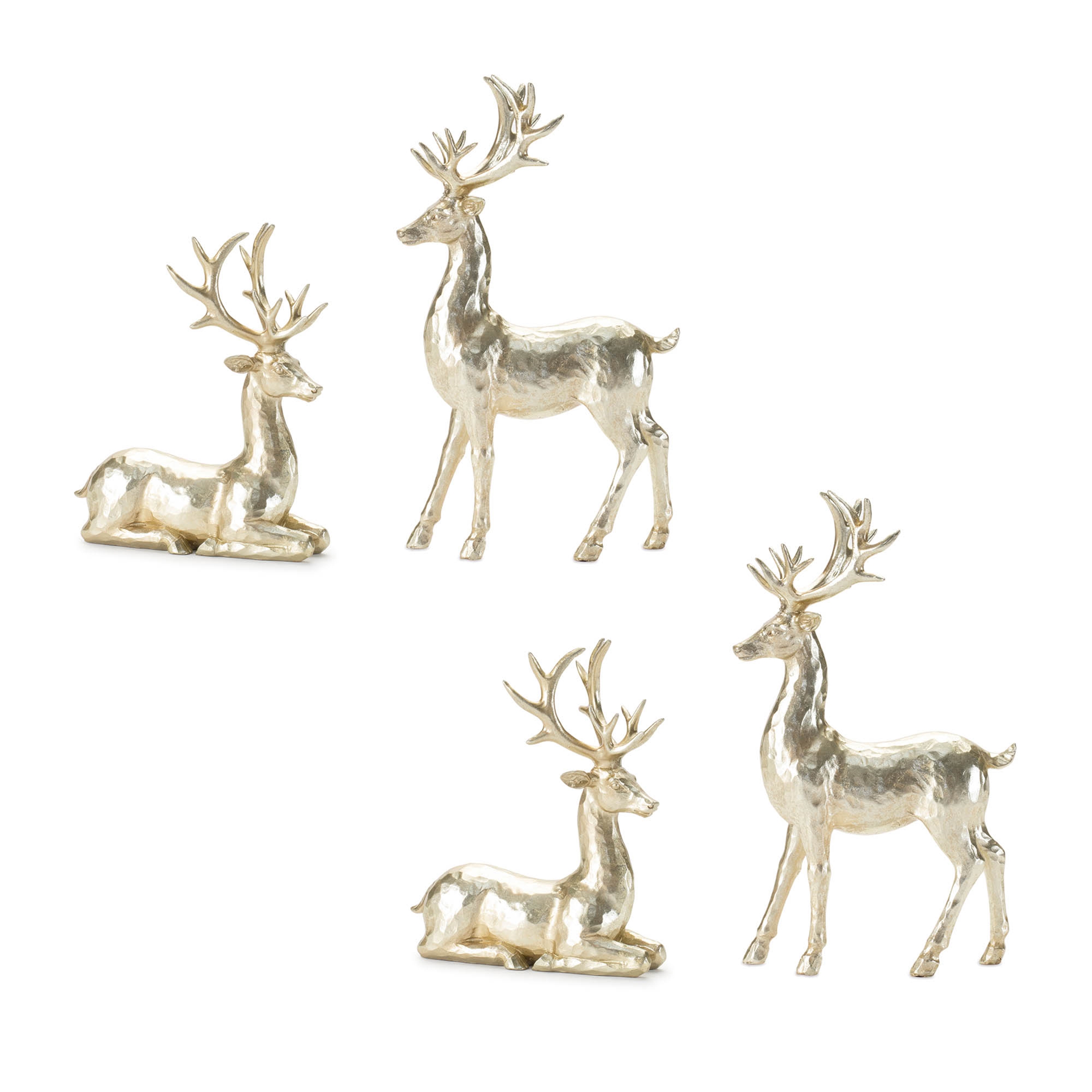 Deer (Set of 4) 8.5"H, 12"H Resin - Image 7