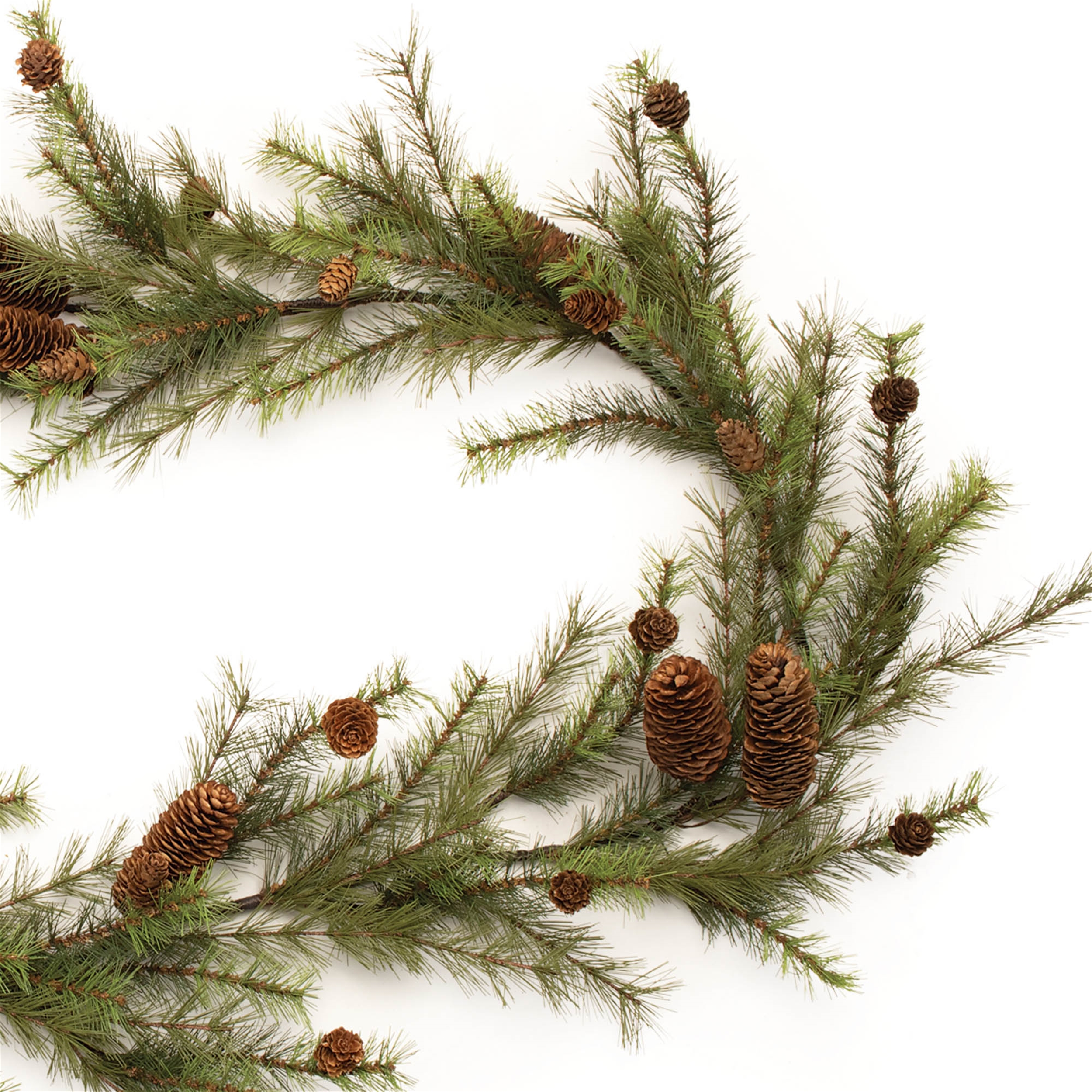 Pine Garland 6'L PVC - Image 2