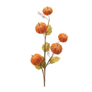 Pumpkin Spray (Set of 2) 30.5"H Polyester/Foam