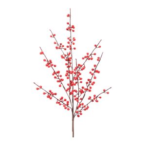 Ilex Berry Spray (Set of 4) 29"H Foam/Plastic