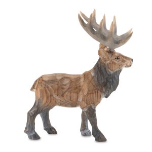 Deer 5.5"L x 6.5"H 5.5"L x 6.5"H Wood