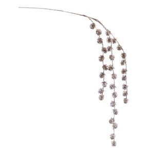 Hanging Pine Cone Spray (Set of 6) 18"H Plastic
