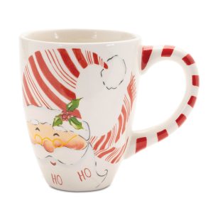 Santa Mug (Set of 2) 5"H Ceramic