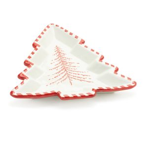 Tree Platter (Set of 2) 11.5"H Ceramic