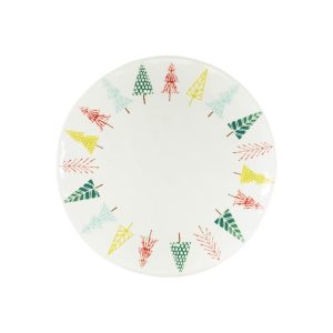 Platter w/Tree Pattern (Set of 3) 11"D Ceramic