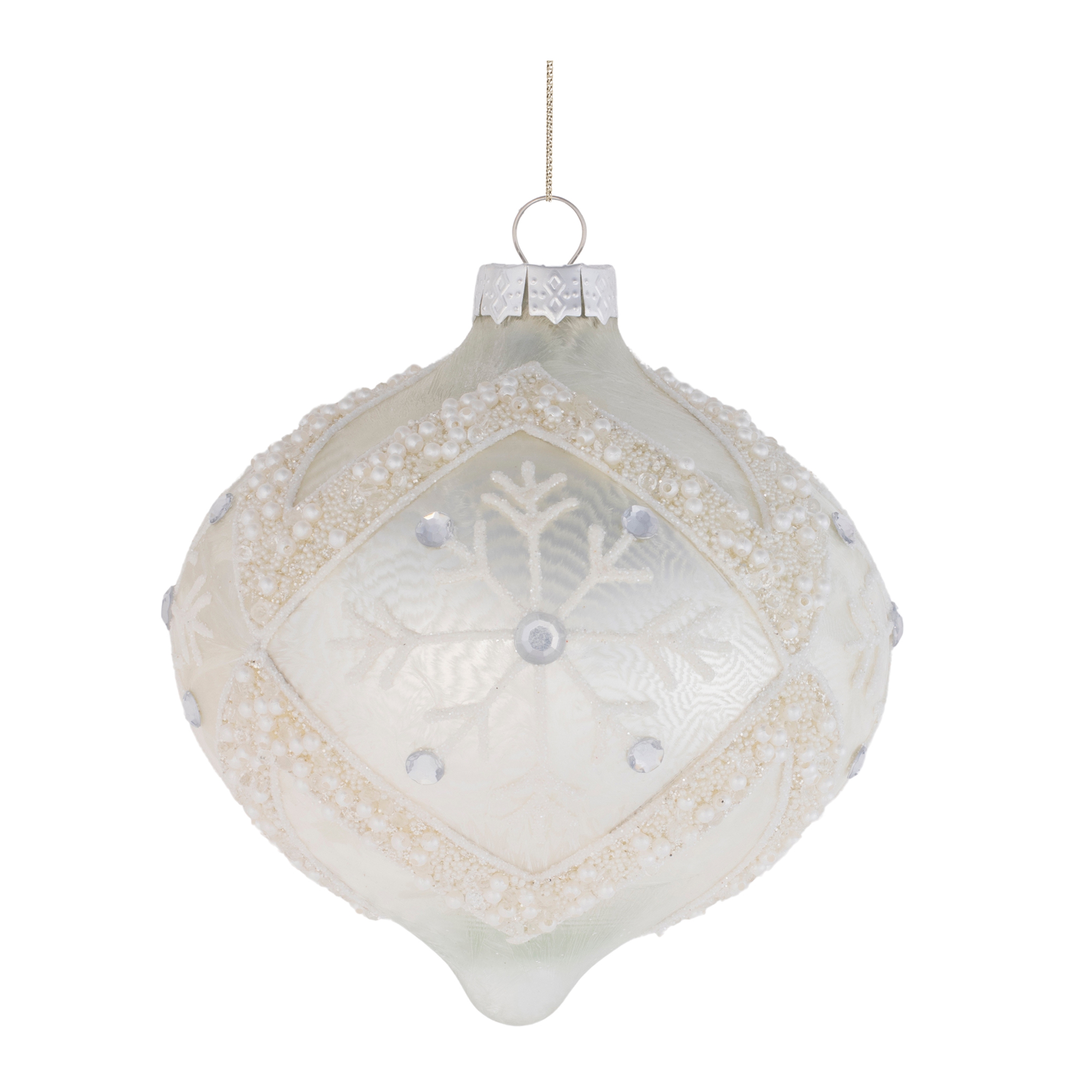 Ornament (Set of 6) 5"H Glass - Image 3