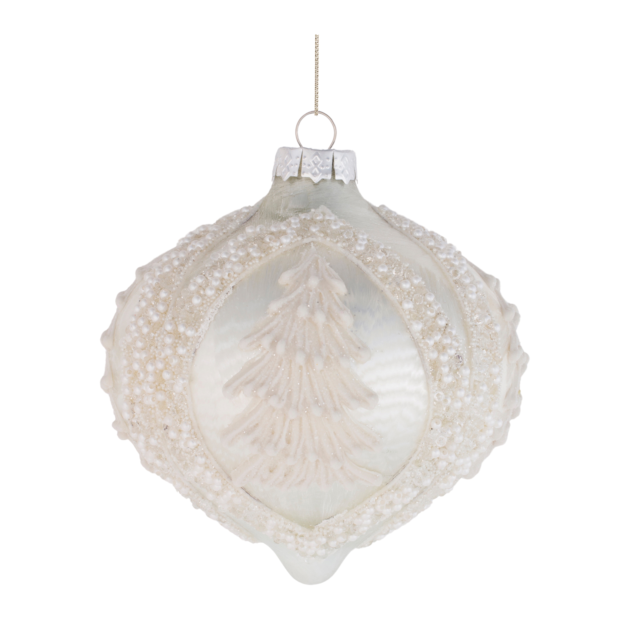 Ornament (Set of 6) 5"H Glass - Image 4