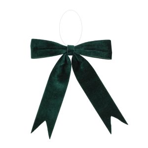 Bow Ornament (Set of 2) 13"W x 13"H Polyester
