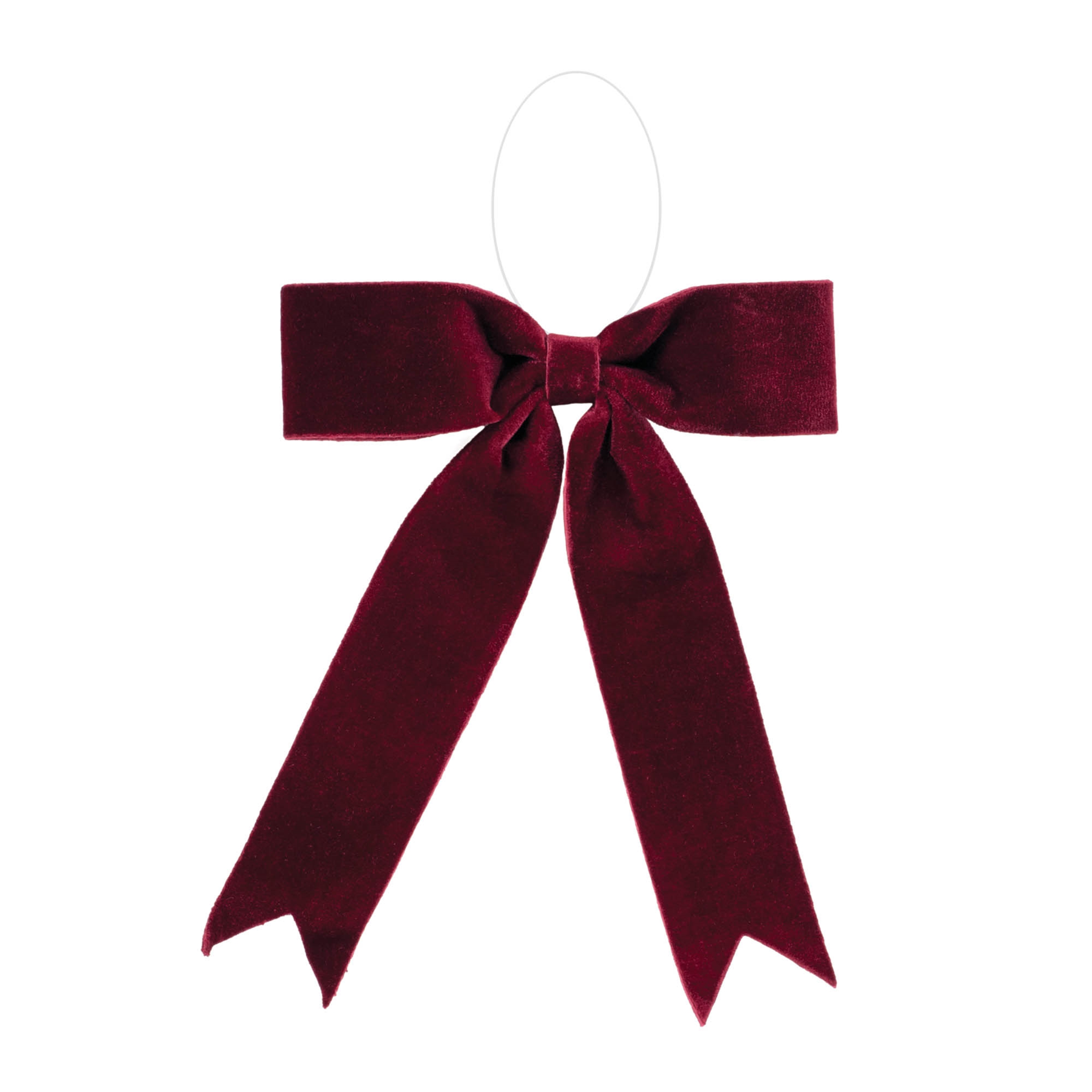 Bow Ornament (Set of 2) 13"W x 13"H Polyester