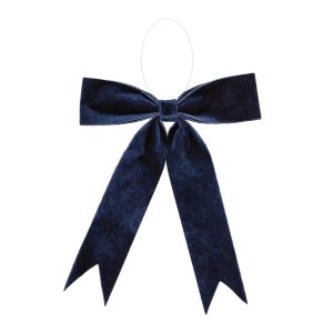 Bow Ornament (Set of 2) 13"W x 13"H Polyester