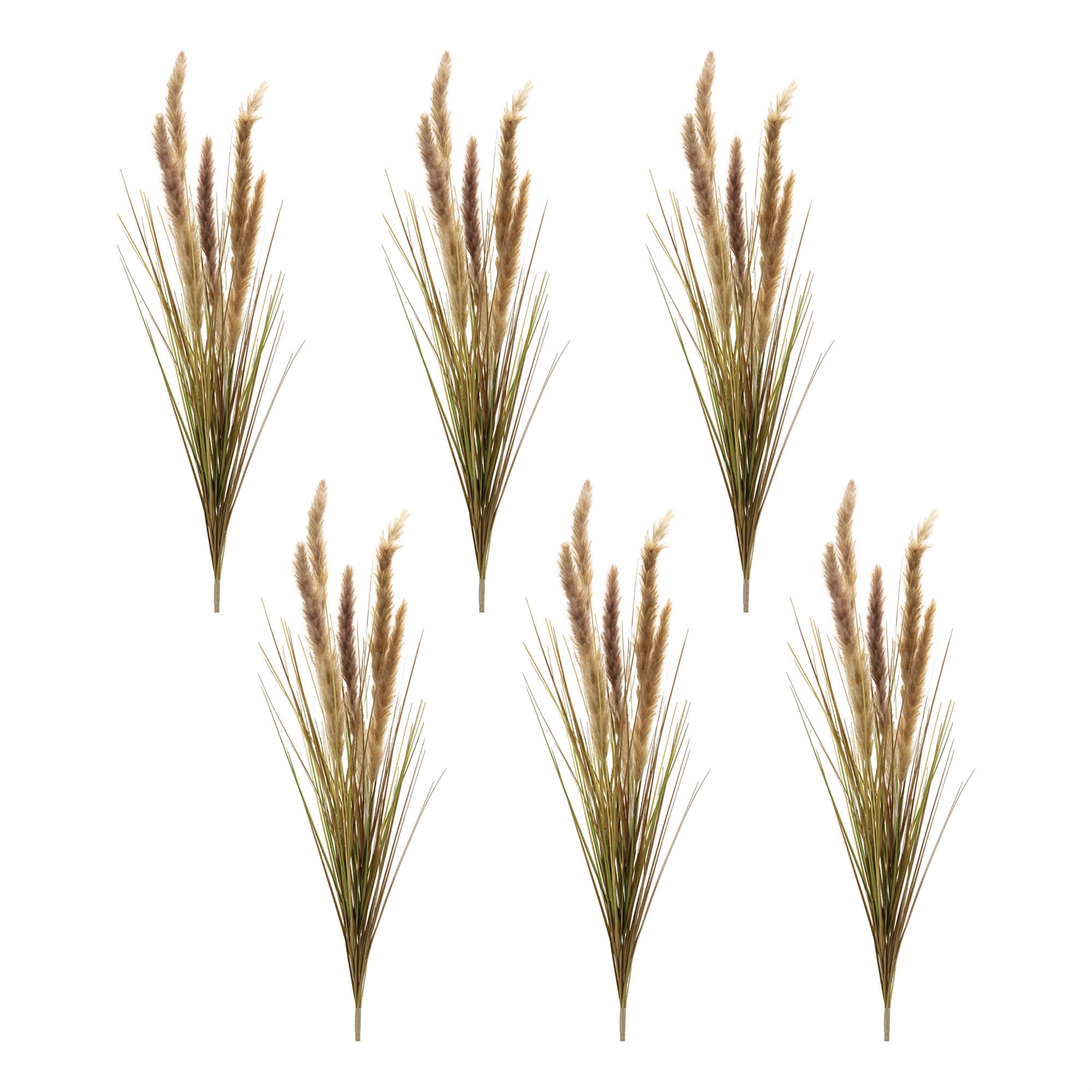 Foxtail Bush (Set of 6) 40"H Plastic - Image 3