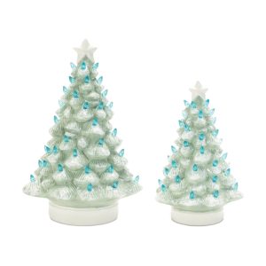 Tree (Set of 2) 11.5"H, 15"H Ceramic