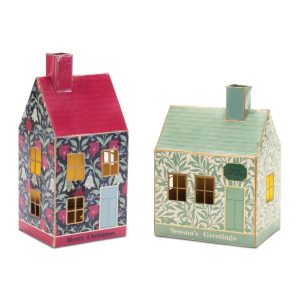 Holiday House (Set of 2) 8"H, 10"H Iron