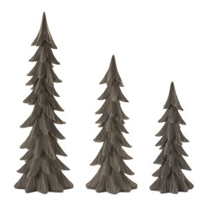 Tree (Set of 3) 14"H, 17"H, 23"H Resin