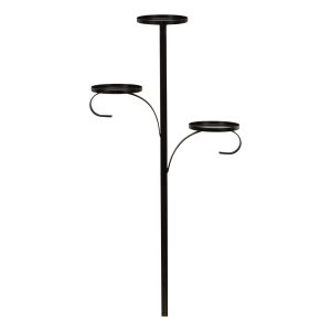 Triple Tree Topper 36"H Iron Black