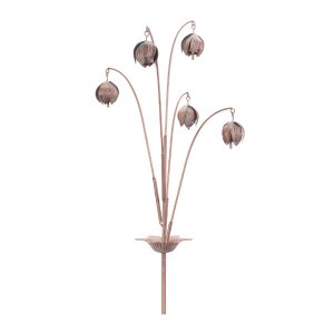 Floral Garden Stake (Set of 2) 42"H Iron