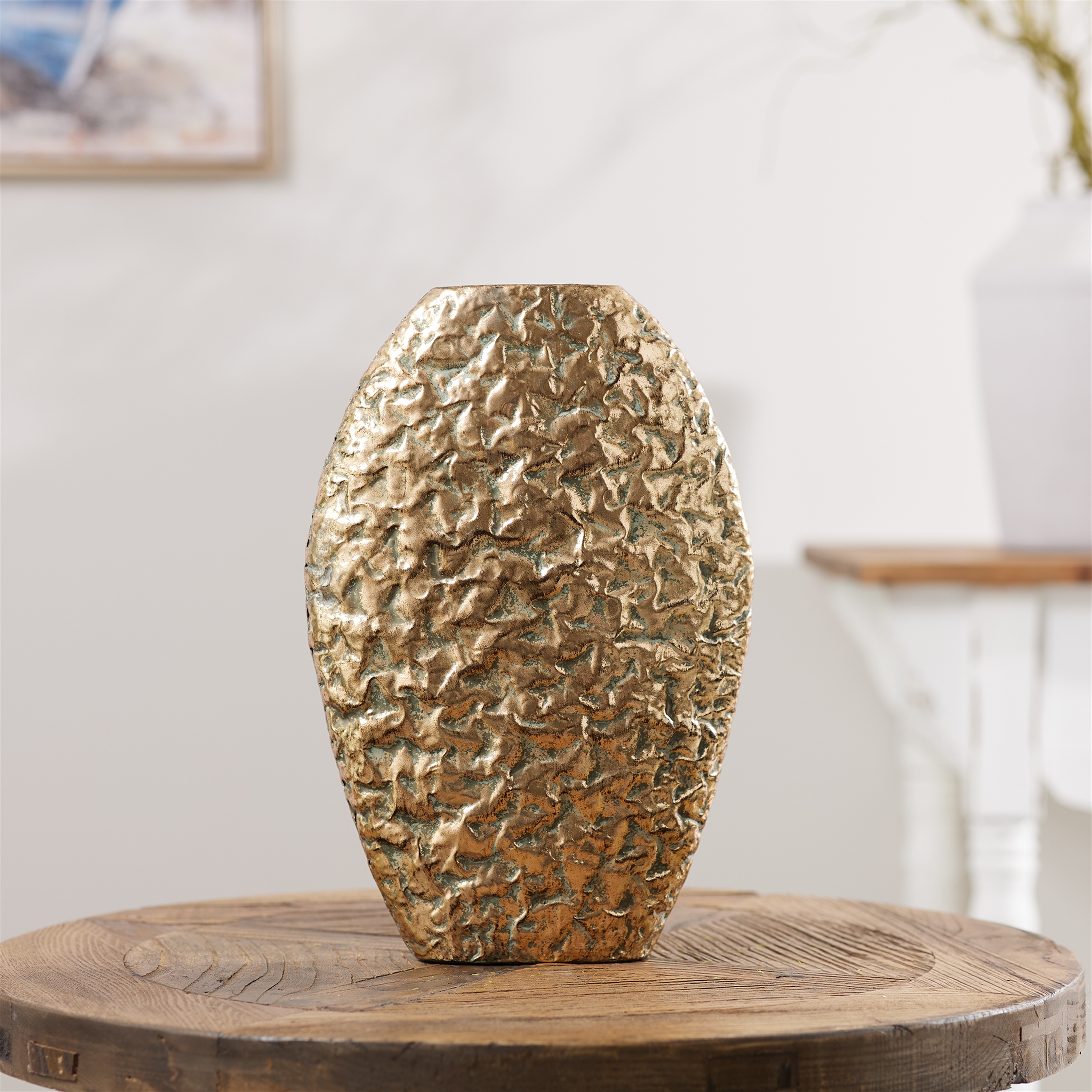 Vase (Set of 2) 14.25"H Metal - Image 2