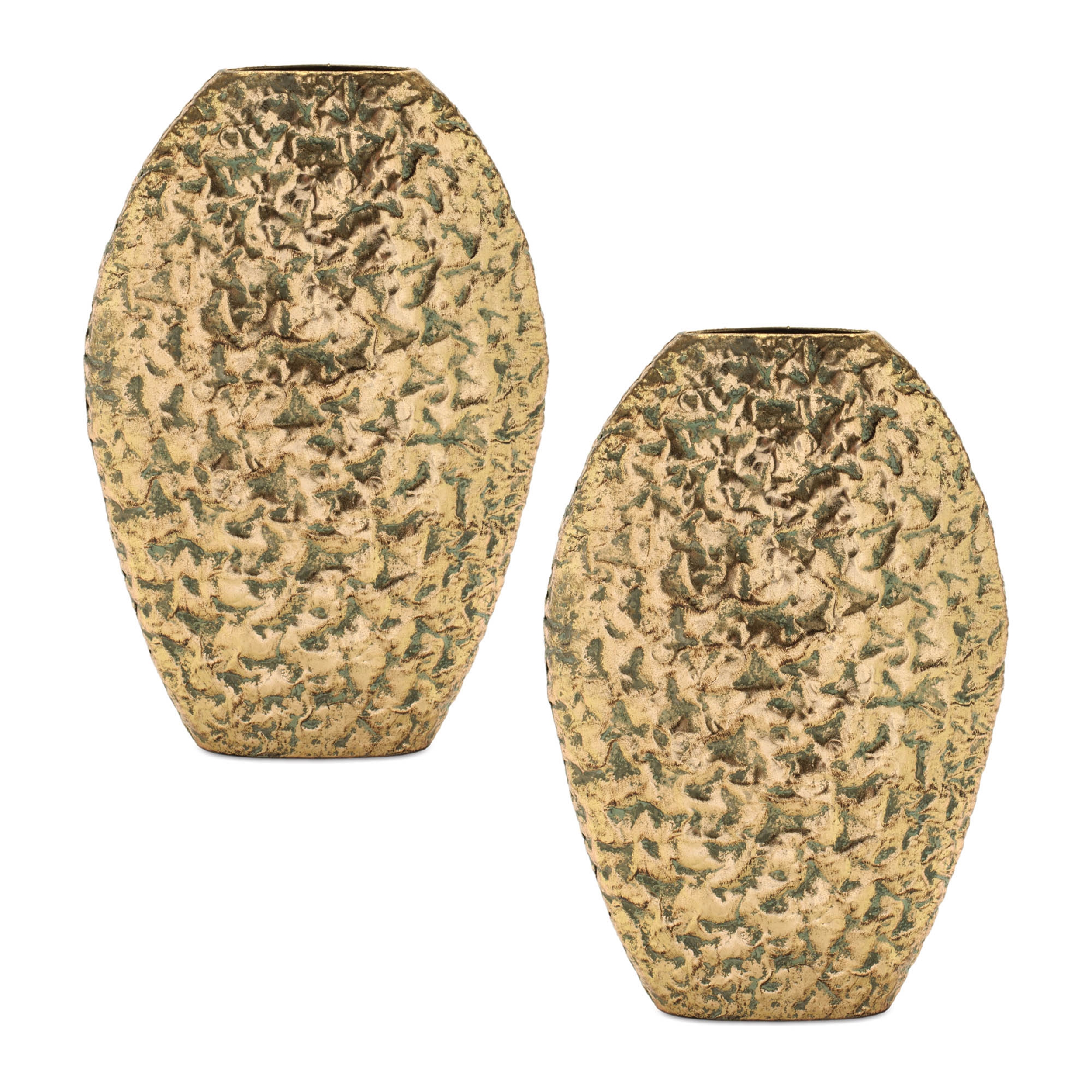 Vase (Set of 2) 14.25"H Metal - Image 3