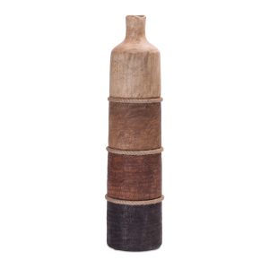 Vase 23.75"H Wood
