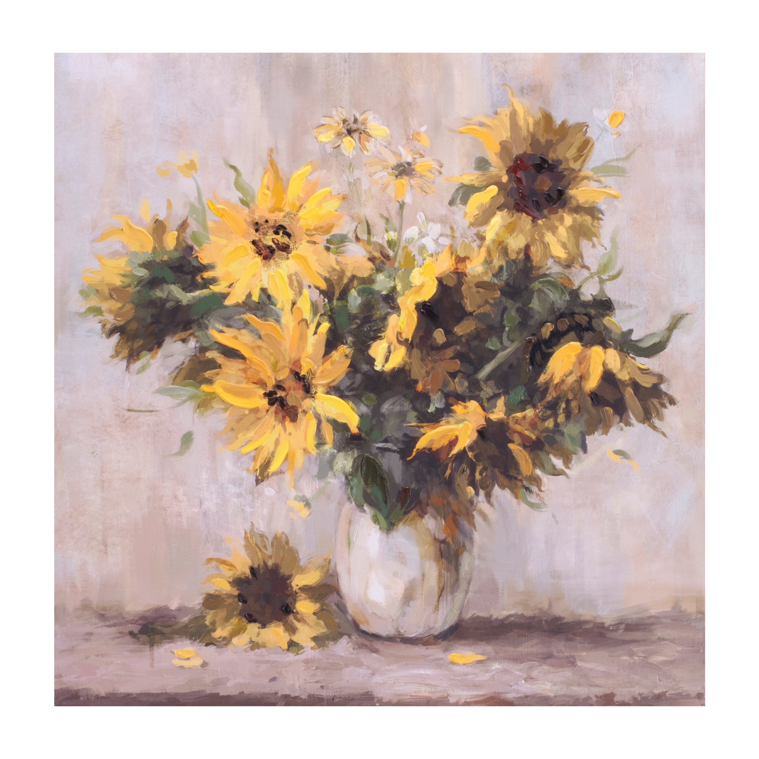 Sunflower Canvas (Set of 2) 23.5"SQ Canvas/MDF - Image 4