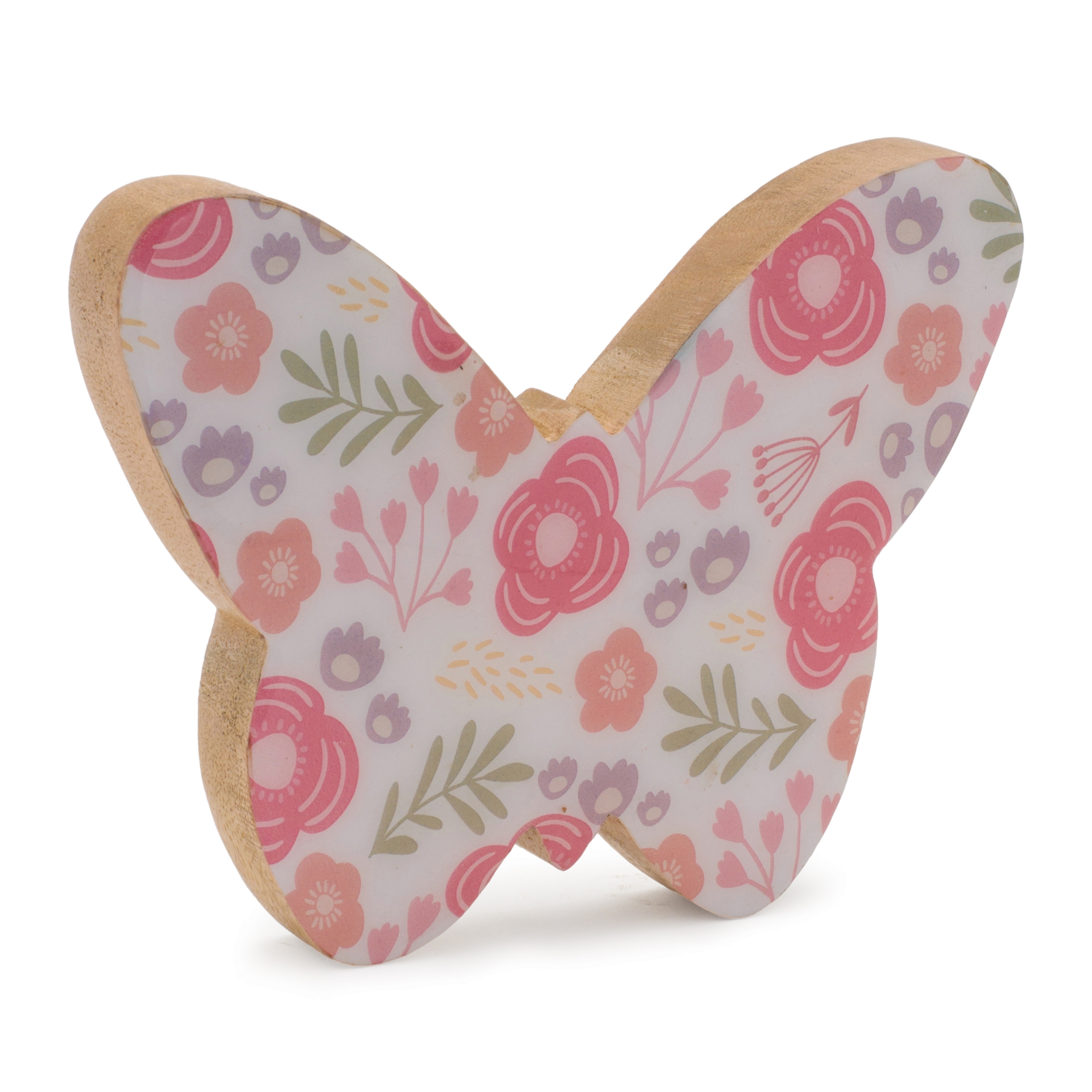 Butterfly (Set of 2) 3.5"H, 5.5"H Wood - Image 3