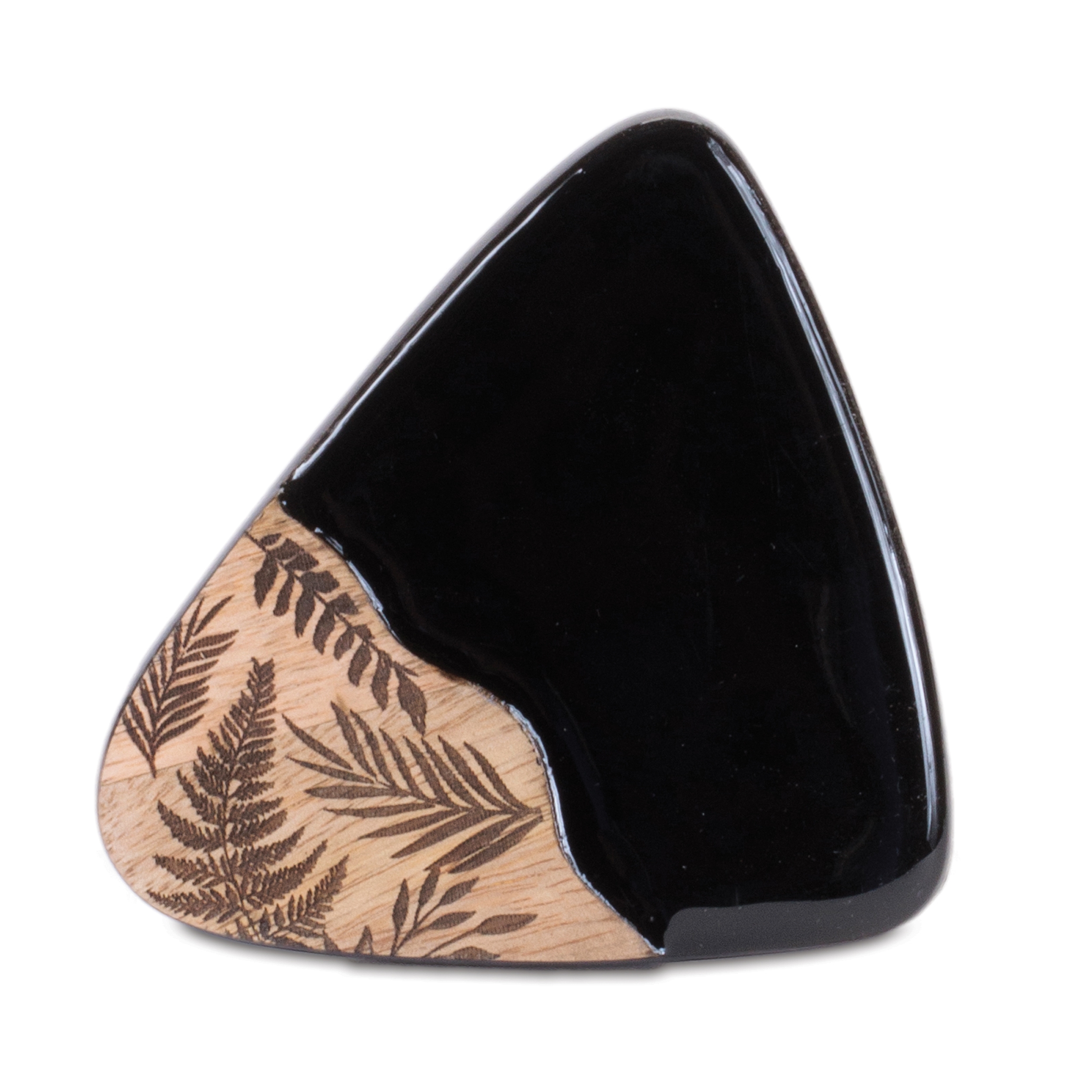 Coaster w/Holder (Set of 5) 5"H Wood - Image 4