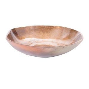 Bowl 13.75"D x 3"H Aluminum