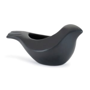 Bird Container (Set of 2) 8"L x 4"H Ceramic