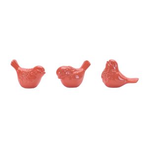 Bird (Set of 6) 3"H Ceramic