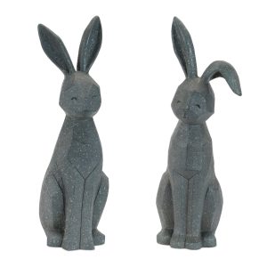 Rabbit (Set of 4) 16"H Resin