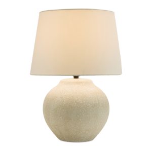 Table Lamp 20"H Ceramic/Linen