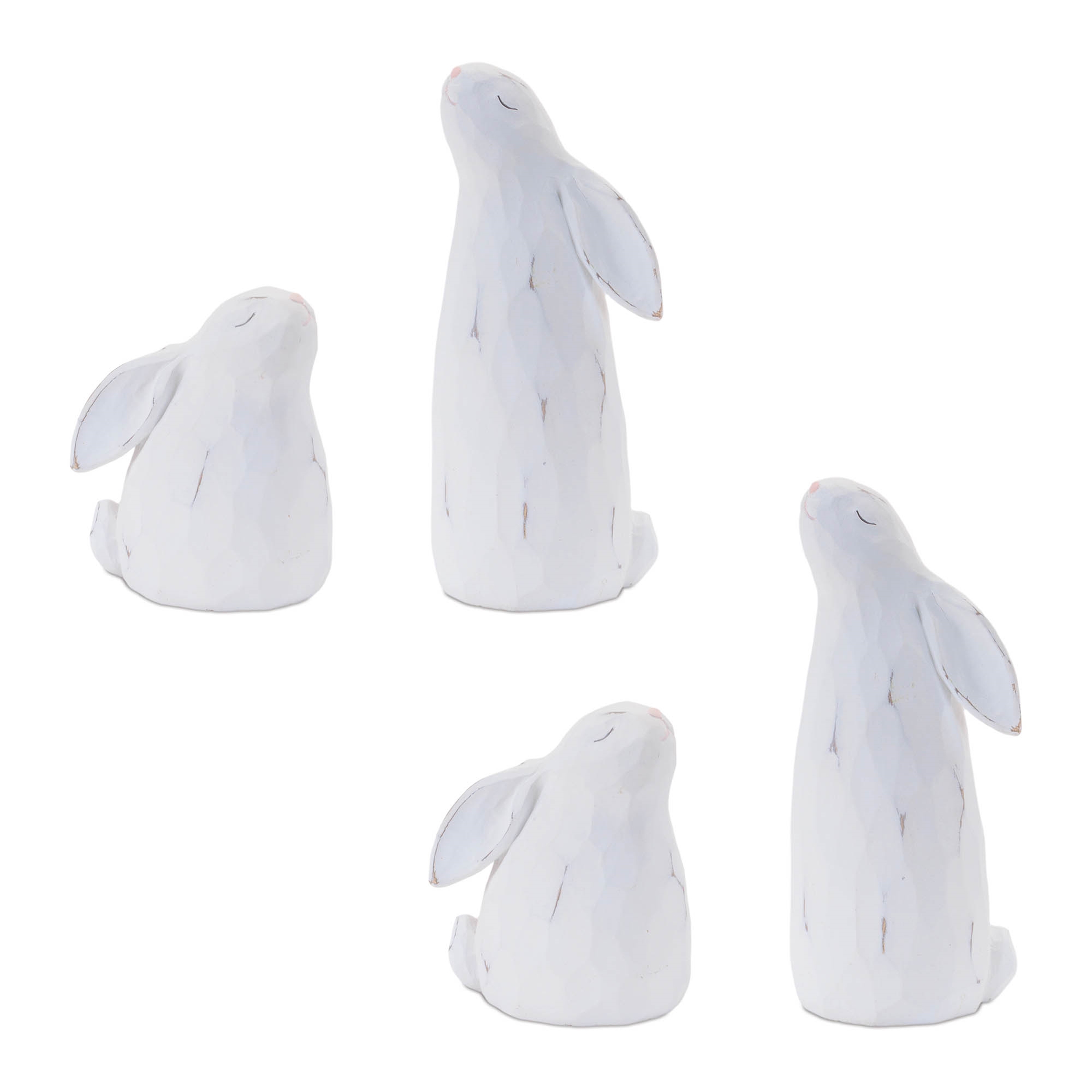Bunny (Set of 4) 4.75"H, 8"H Resin - Image 3