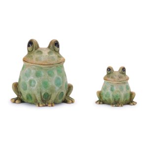 Frog (Set of 4) 2.75"H, 5.25"H Terra Cotta