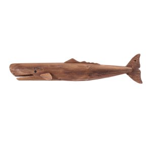 Whale Wall Decor 34"L x 7.5"H Wood