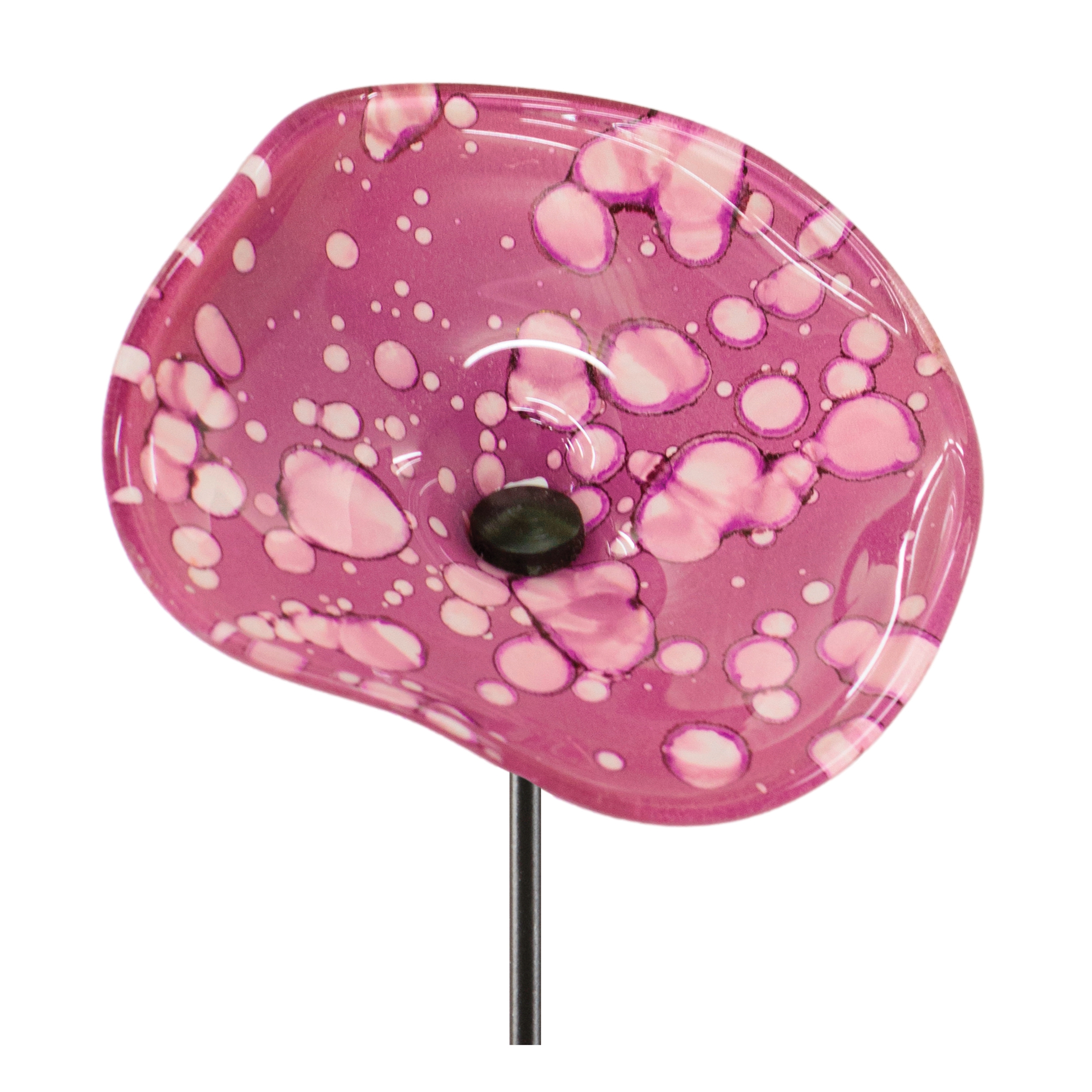 Flower Stake (Set of 2) 18.5"H Glass/Iron