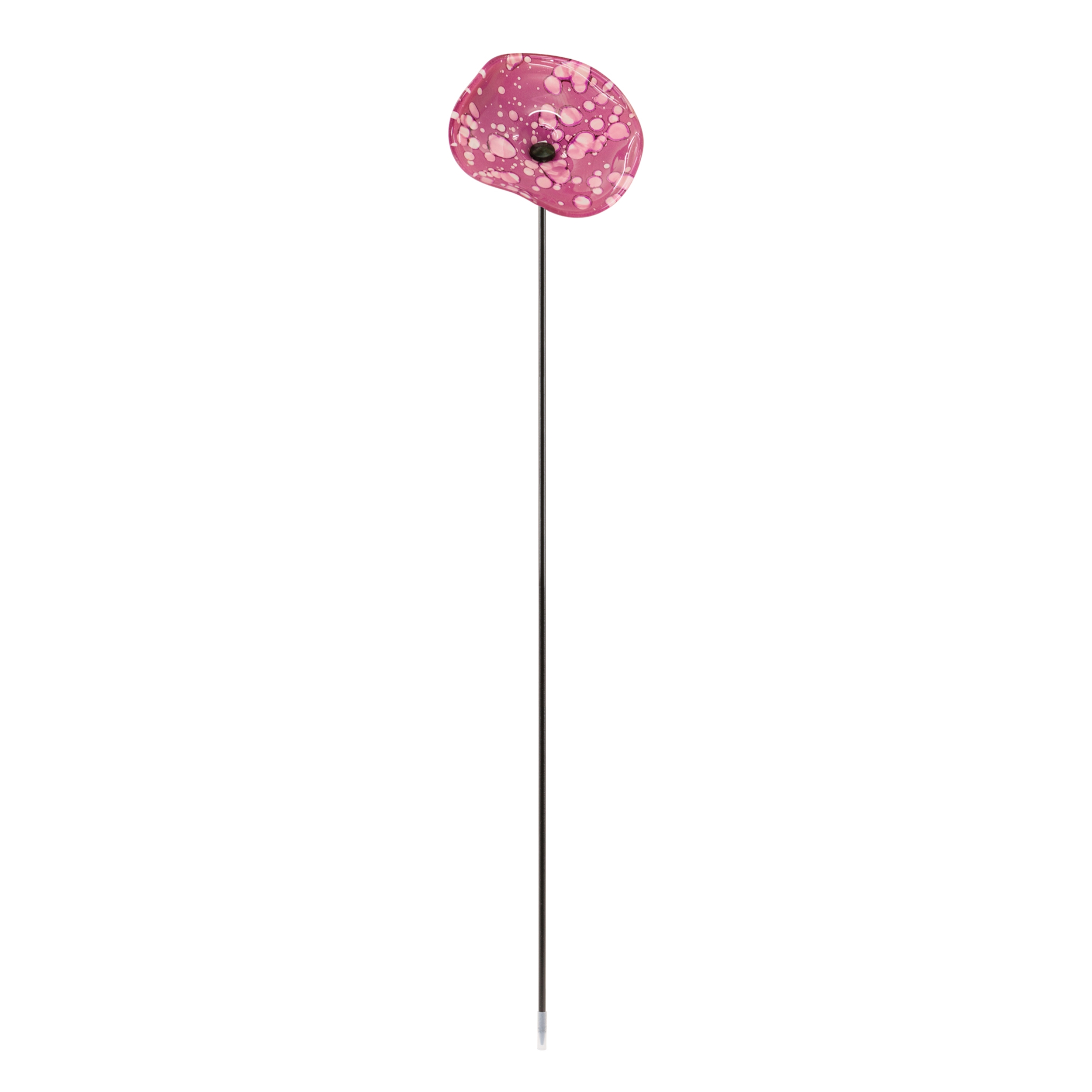 Flower Stake (Set of 2) 18.5"H Glass/Iron - Image 2