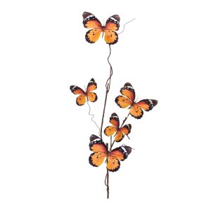 Butterfly Spray (Set of 6) 32"H Fabric/Plastic