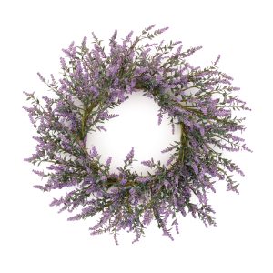 Lavender Wreath 20"D Plastic/Foam