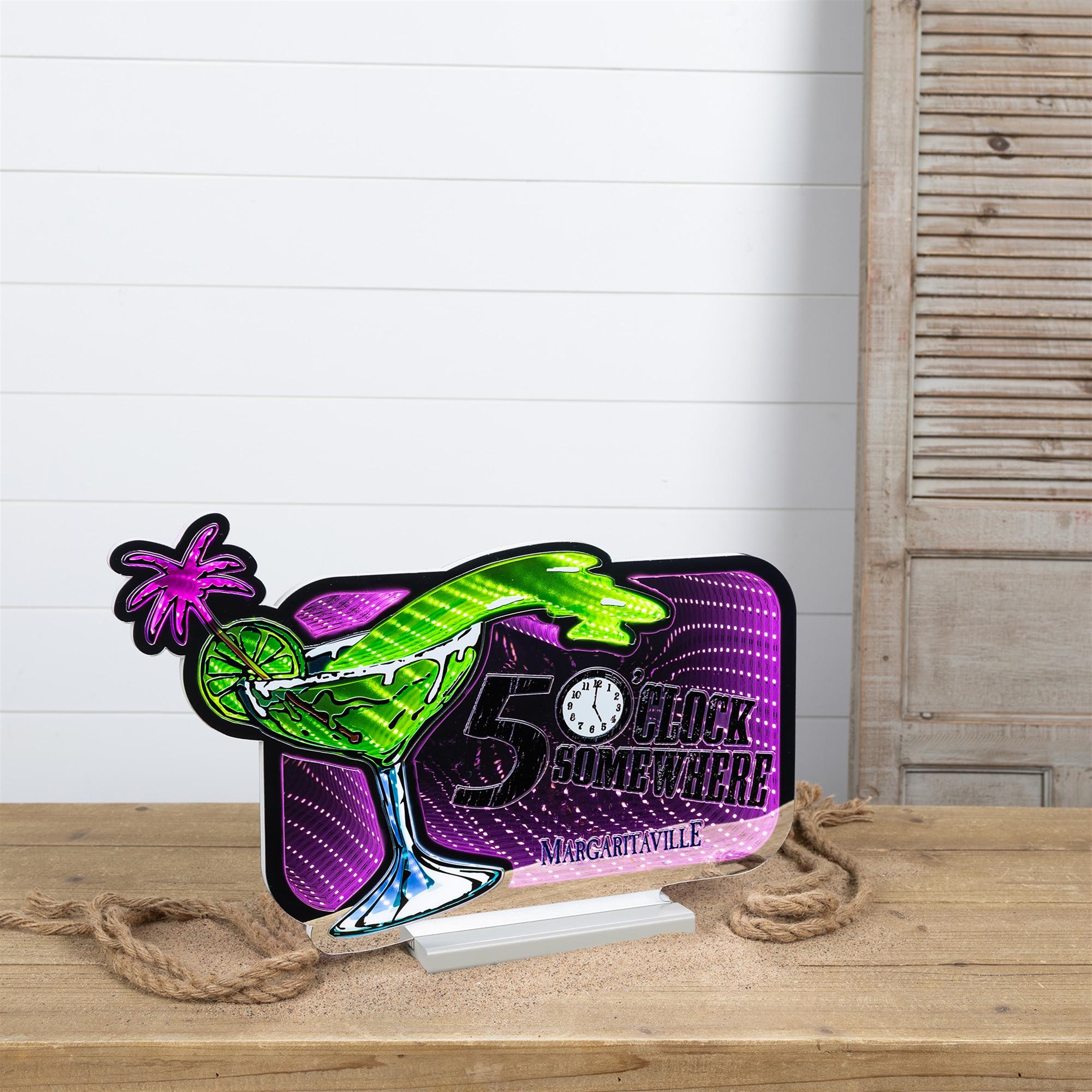 Margaritaville 5 o'Clock EkkoLight 12"H Acrylic UL Plug - Image 2