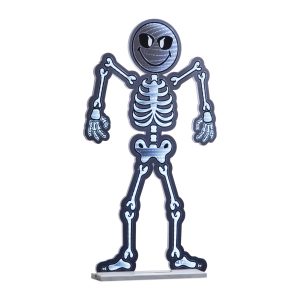 SmileyWorld(R) Skeleton Ekkolight 36"H Acrylic UL Plug