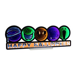 SmileyWorld(R) Happy Halloween Ekkolight 35"L x 12"H Acrylic UL Plug