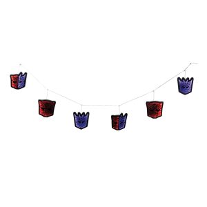 Transformers Autobot & Decepticon Garland Ekkolight 5.5'L x 10"H Acrylic UL Plug