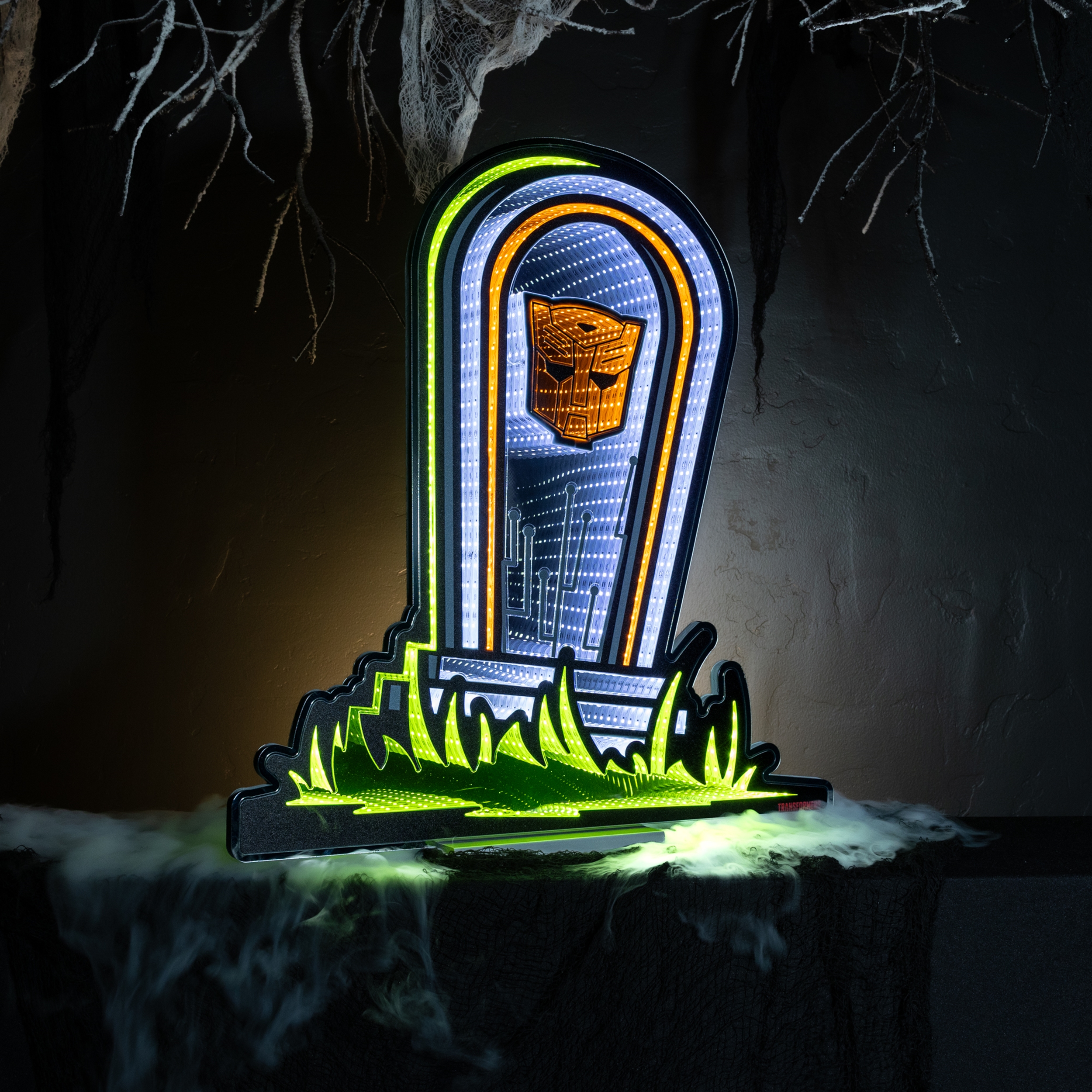 Transformers Autobot shieldstone Ekkolight 23.5"H Acrylic UL Plug - Image 2