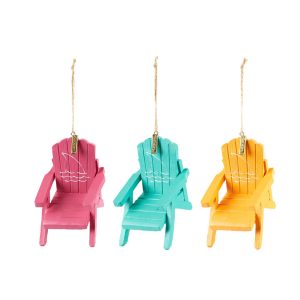 Margaritaville Adirondack Chair (Set of 3) 4.25"H Resin