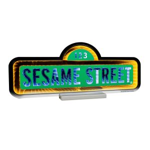 Sesame Street Sign Ekkolight 24"L x 9.5"H Acrylic UL Plug
