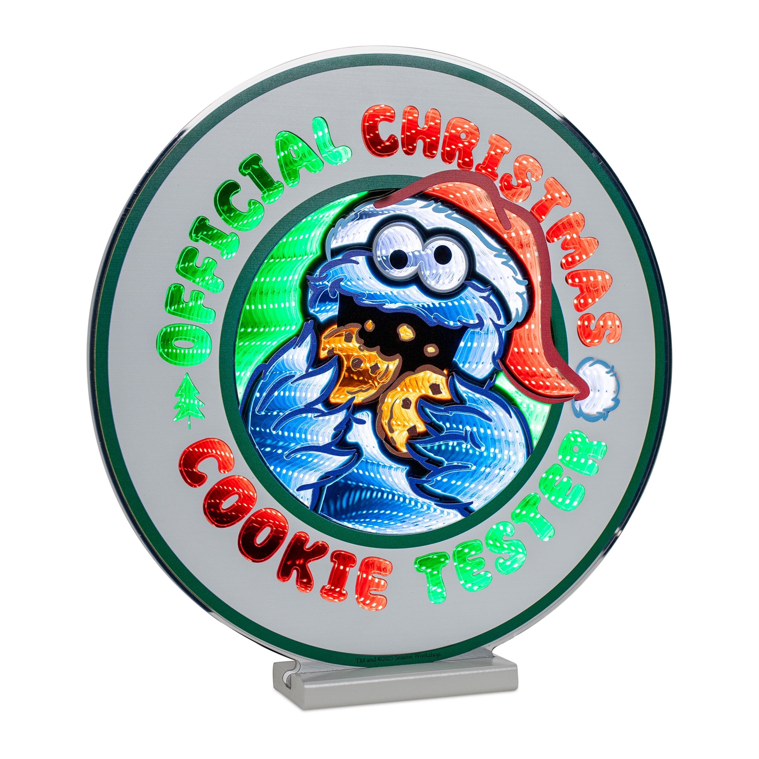 Sesame Street Cookie Tester Sign Ekkolight 16"H Acrylic UL Plug