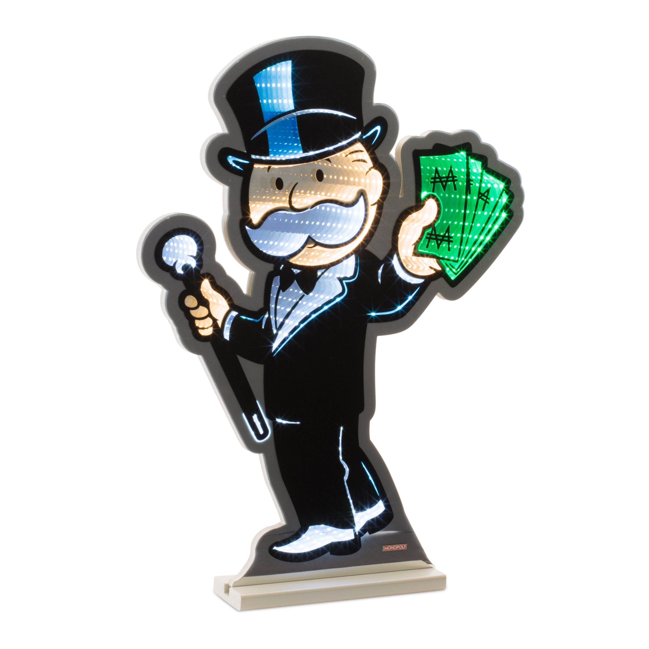 Hasbro Monopoly Man Ekkolight 23.5"H Acrylic UL Plug