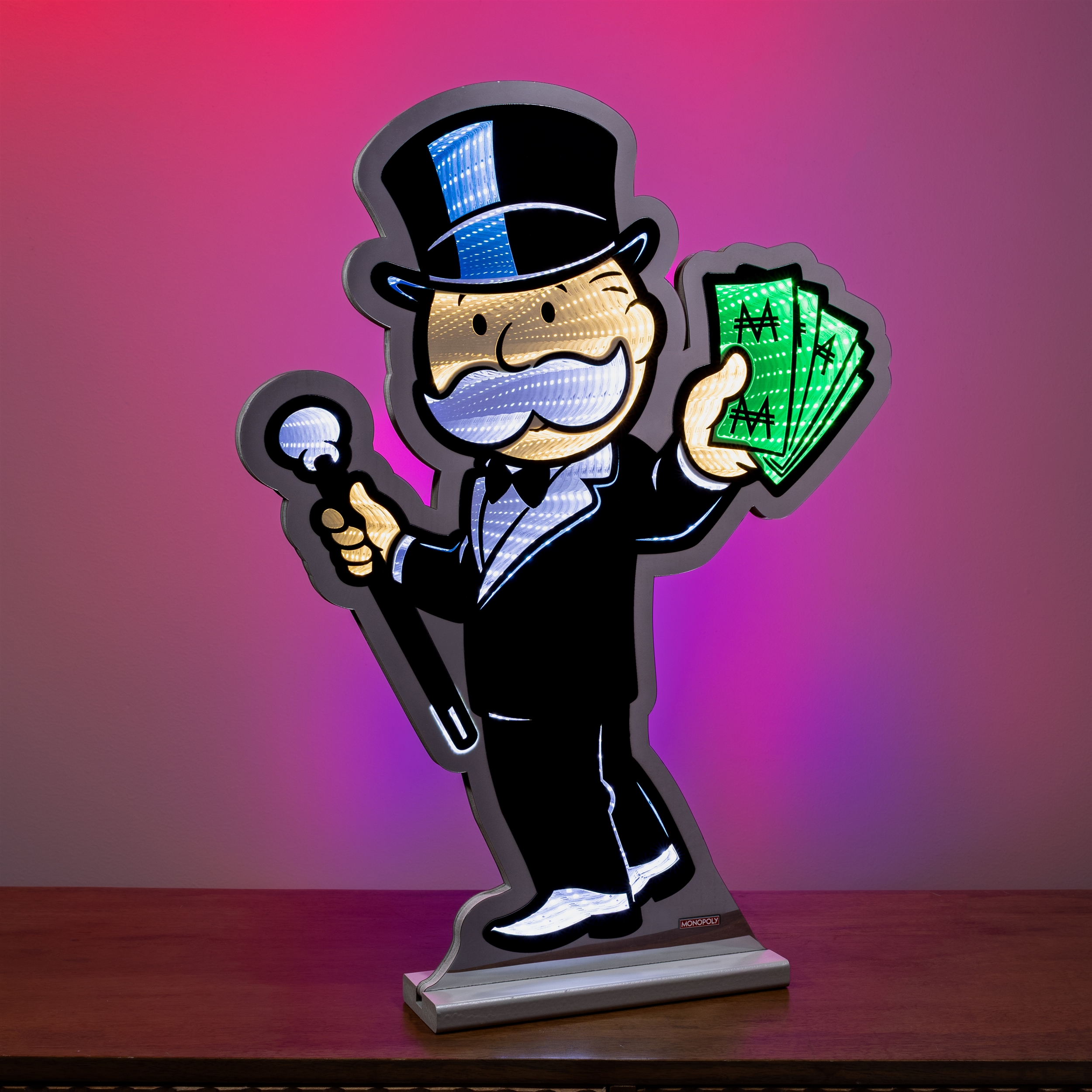 Hasbro Monopoly Man Ekkolight 23.5"H Acrylic UL Plug - Image 2